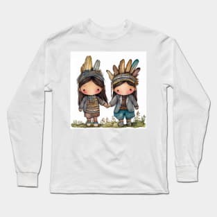 friendship  indian Long Sleeve T-Shirt